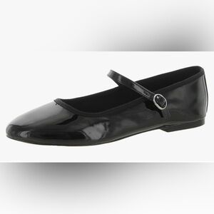 Steve Madden Violet Patent Leather Women's Black Mary Jane Flats Size 7.5